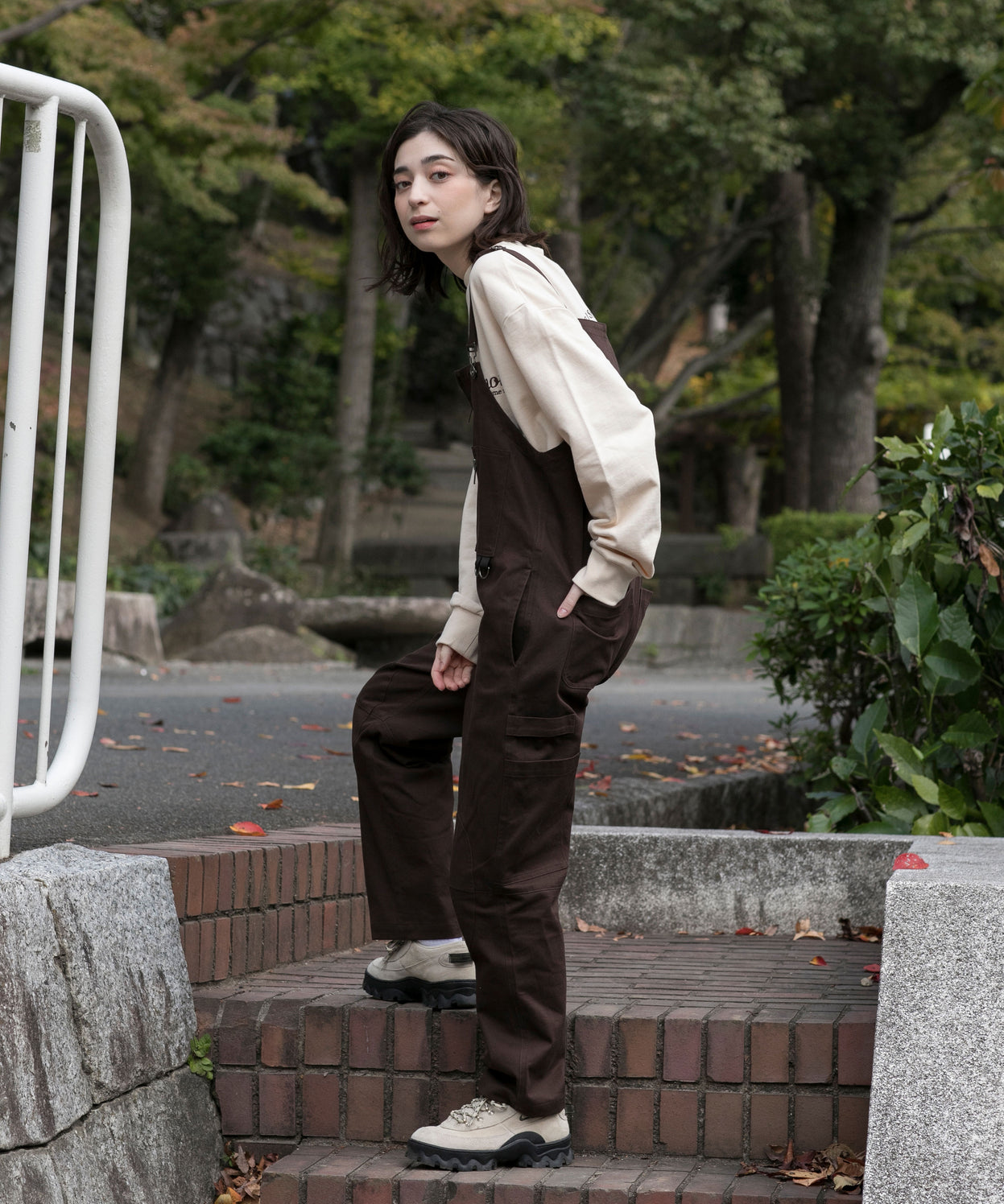 HALF ZIP BIG OVERALL