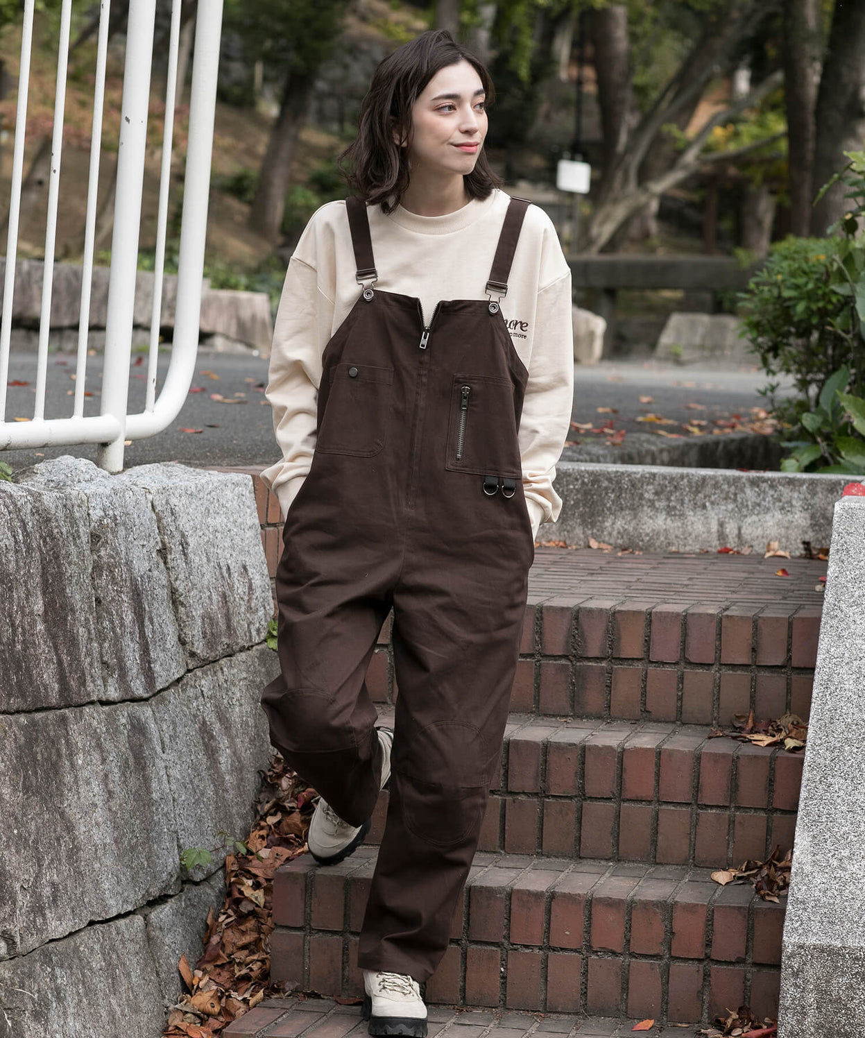 HALF ZIP BIG OVERALL