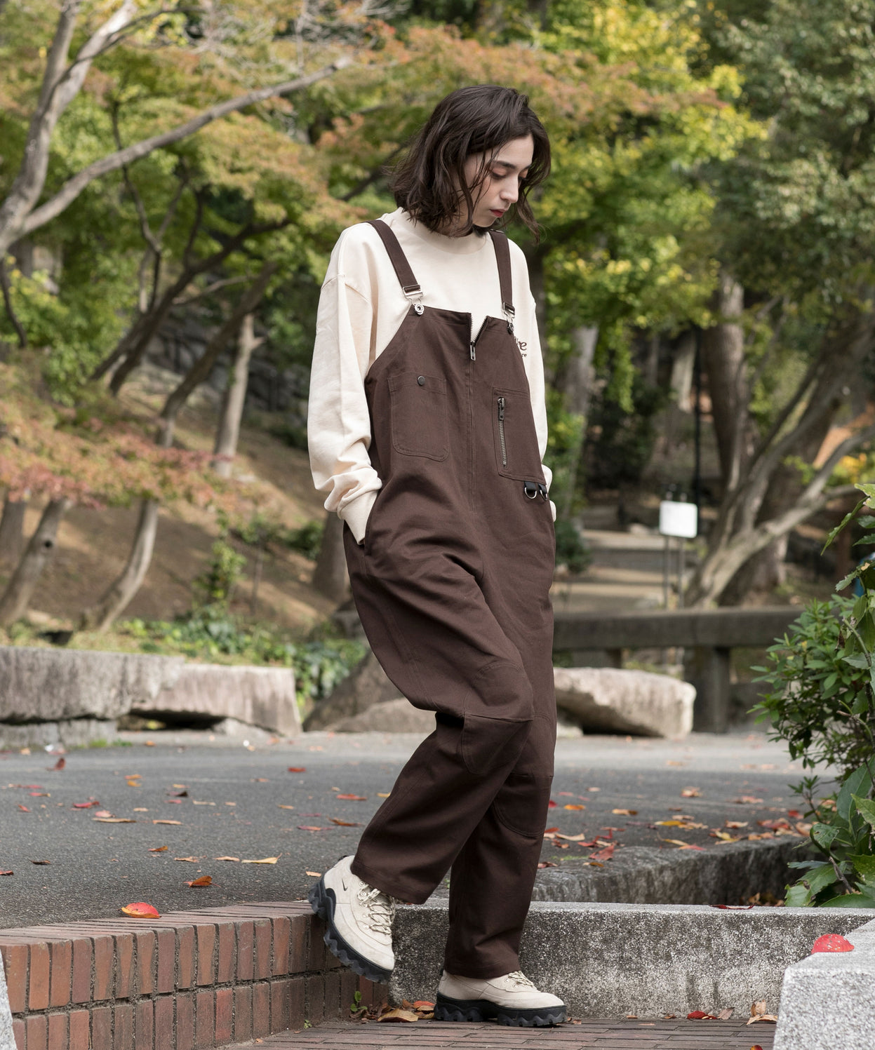 HALF ZIP BIG OVERALL