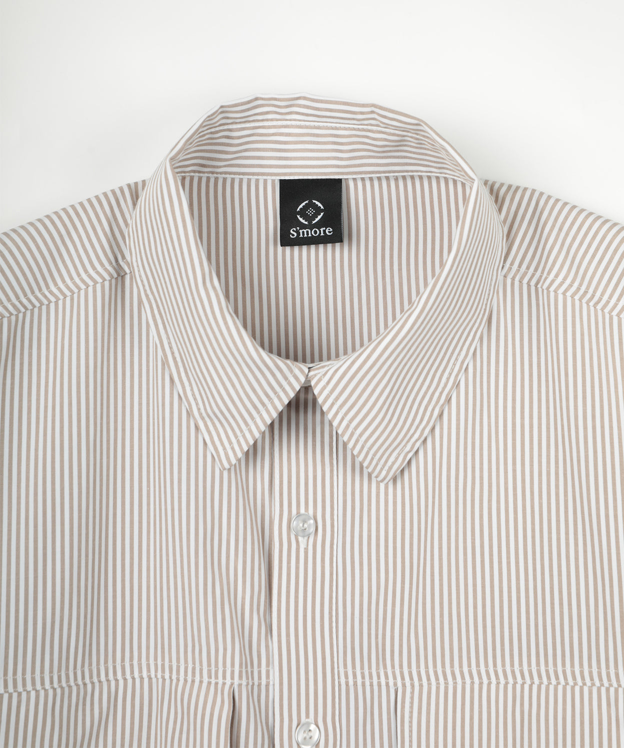 Stripe pocket l/s shirt