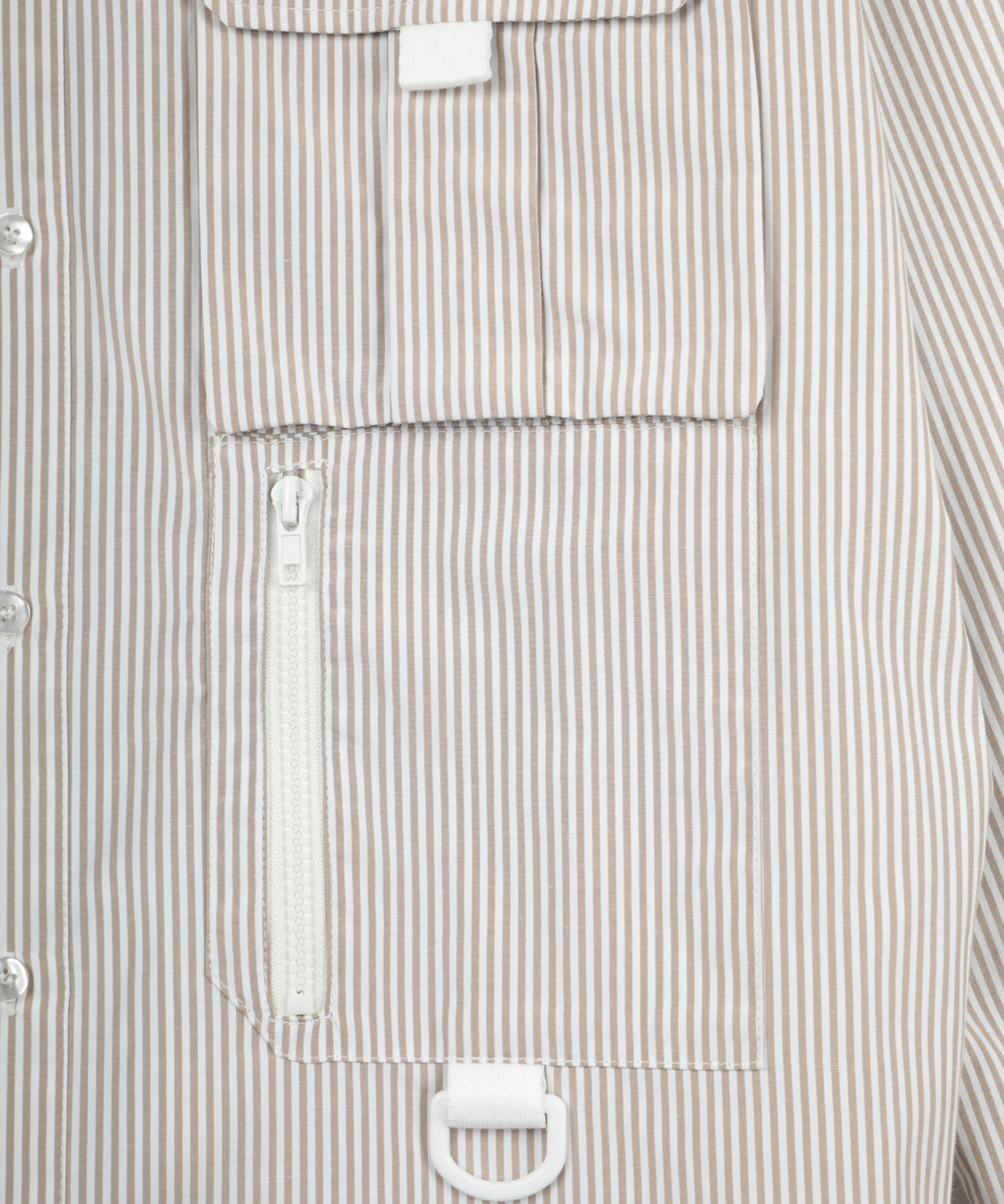 Stripe pocket l/s shirt