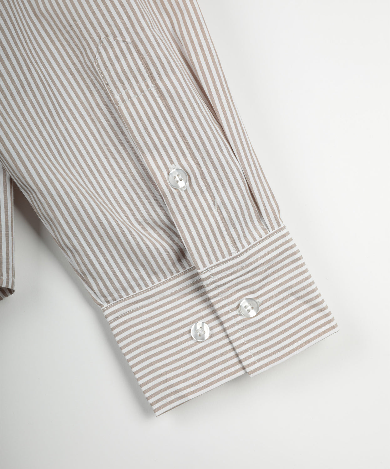 Stripe pocket l/s shirt
