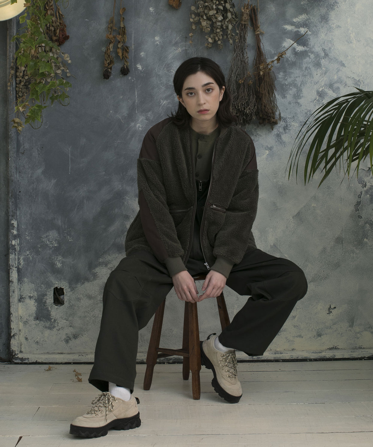 ZIPPER FLEECE JACKET