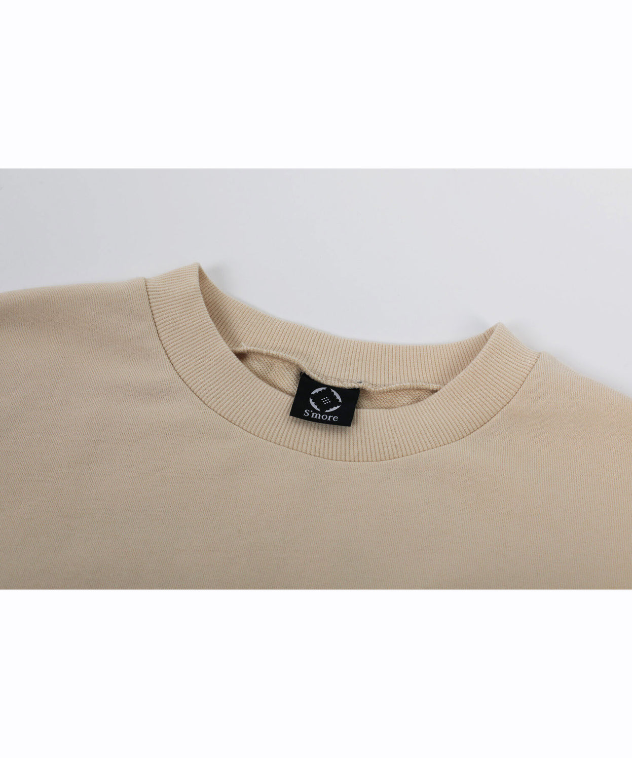 COTTON CREW NECK BIG SWEAT - S'more recipe