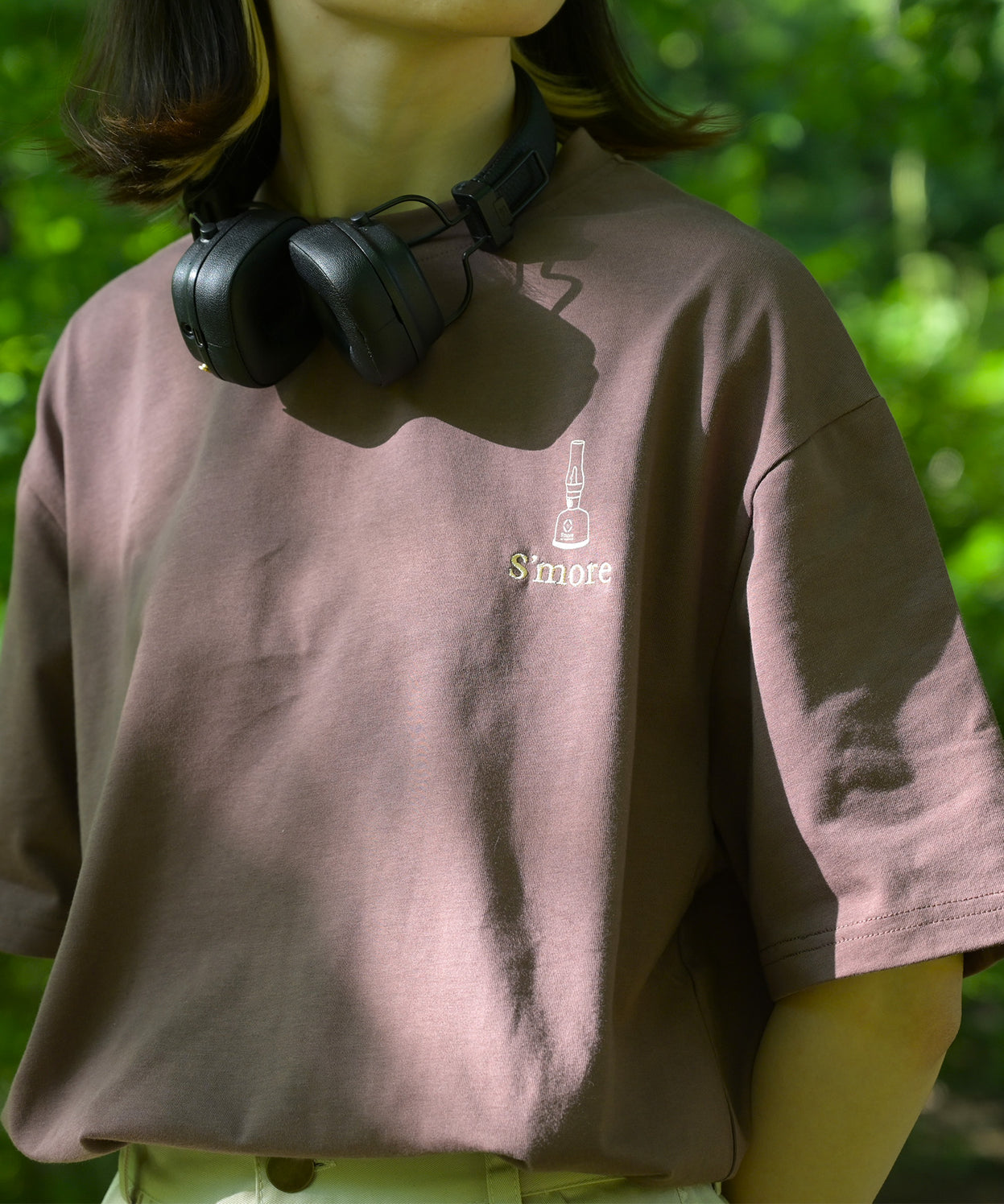 COTTON T SHIRTS - S'more gear illustration