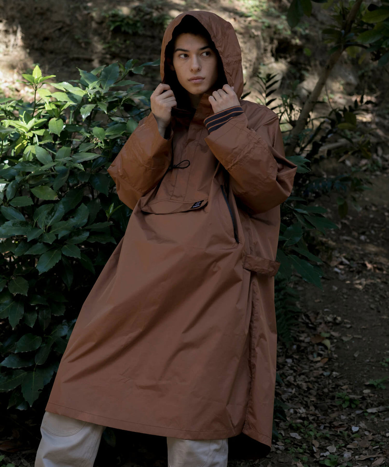 PULLOVER LONG RAIN COAT