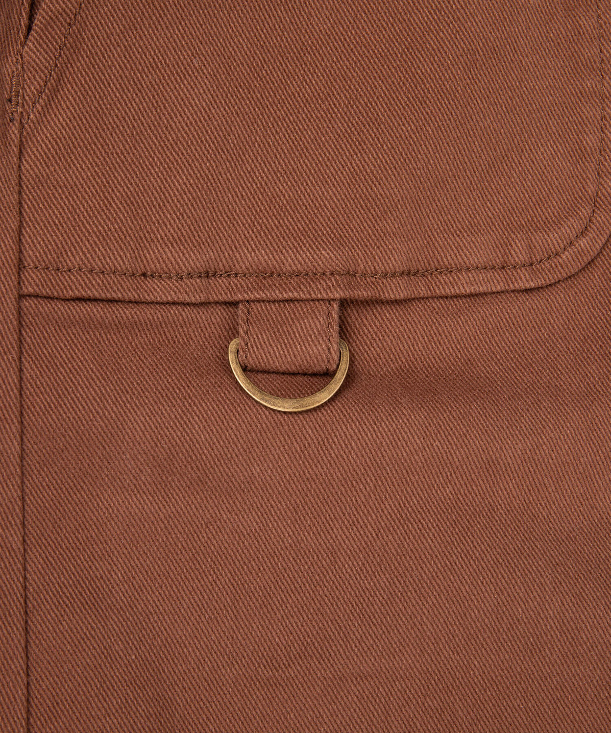 Stretch long denim skirt