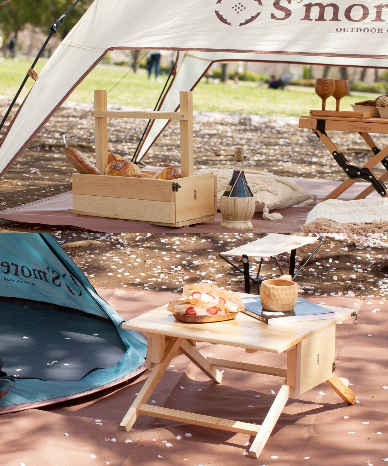 【 Basket Table 】 バスケットテーブル 2WAYミニテーブル