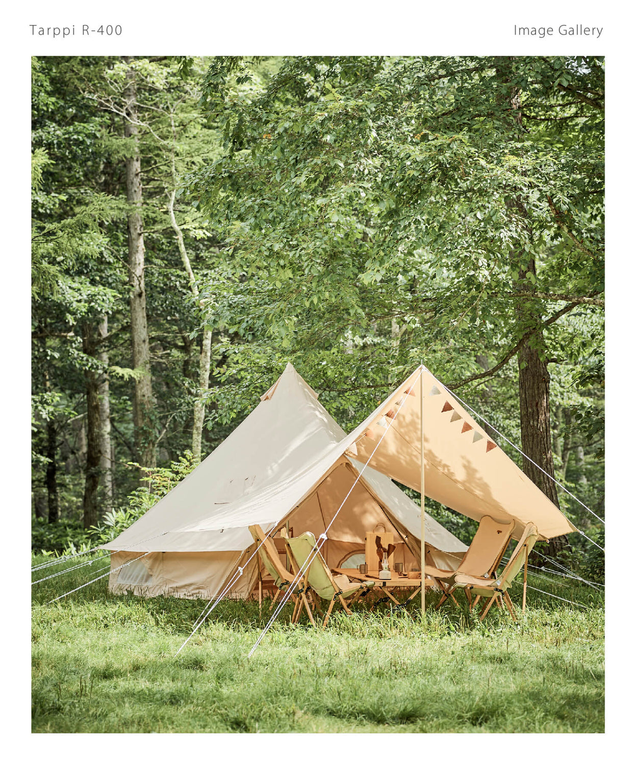 【 Tarppi R-400 】 ターピ R-400 ポリコットンタープ