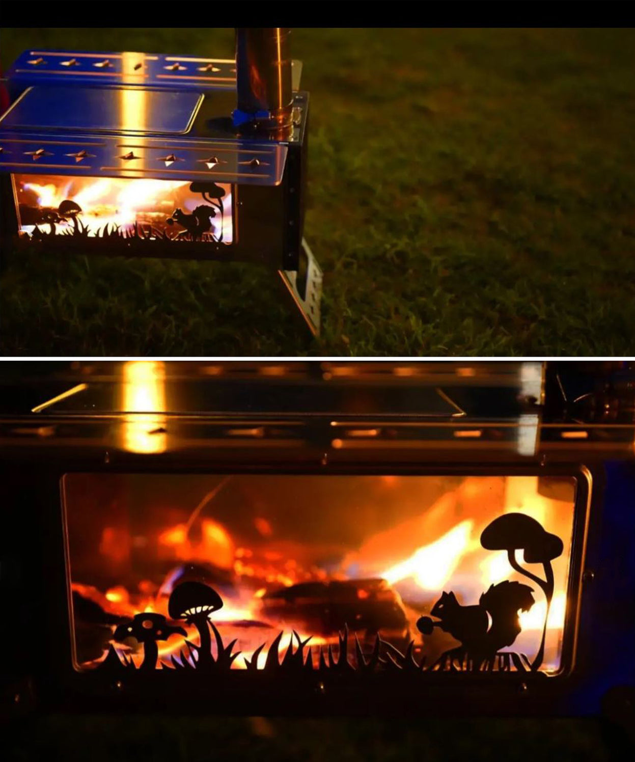 【 Magic Stove 】 持ち運びコンパクト収納★薪ストーブ