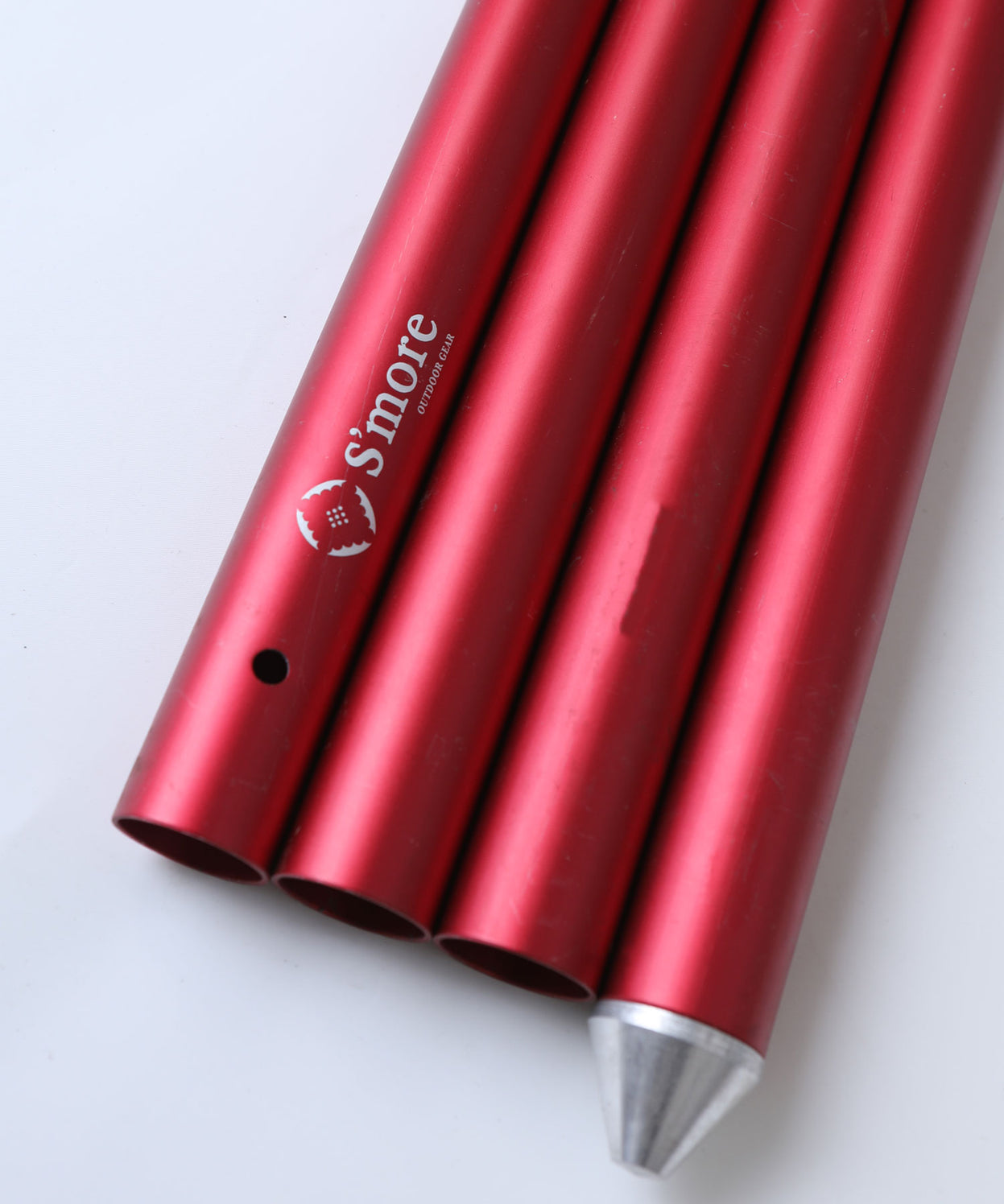 【 Alumi pole 2.4 】 アルミポール 2.4 ブラック シルバー レッド 直径28mm 高さ120~240cm