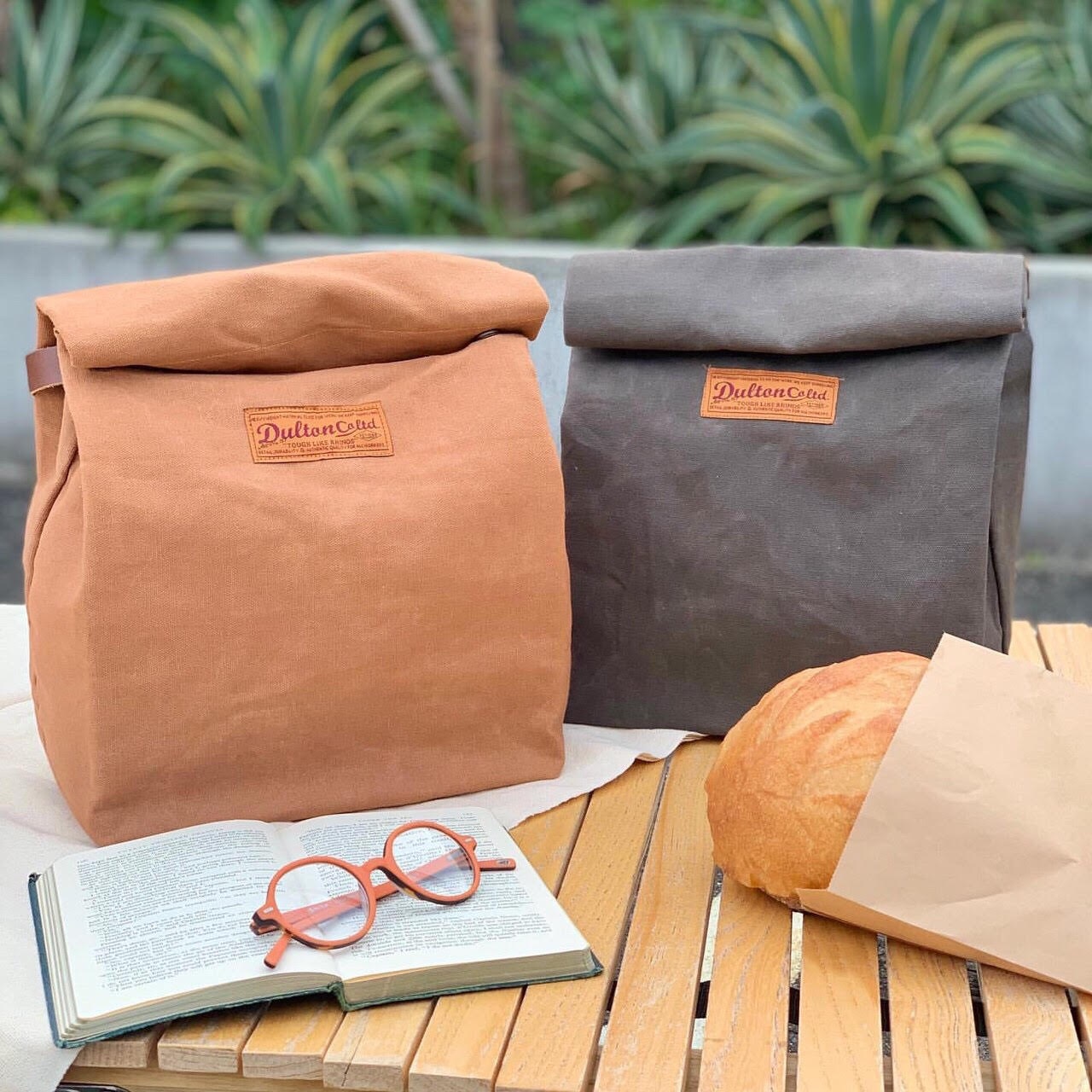 WAX CANVAS LUNCH BAG / ワックス キャンバス ランチ バッグ