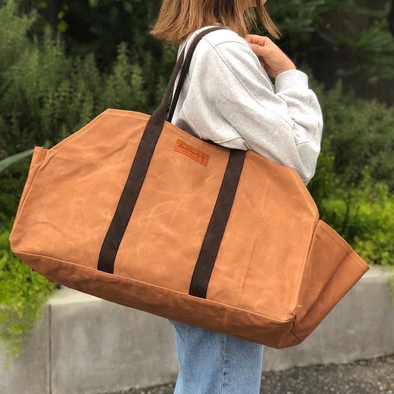 WAX CANVAS LOG BAG / ワックス キャンバス ログ バッグ