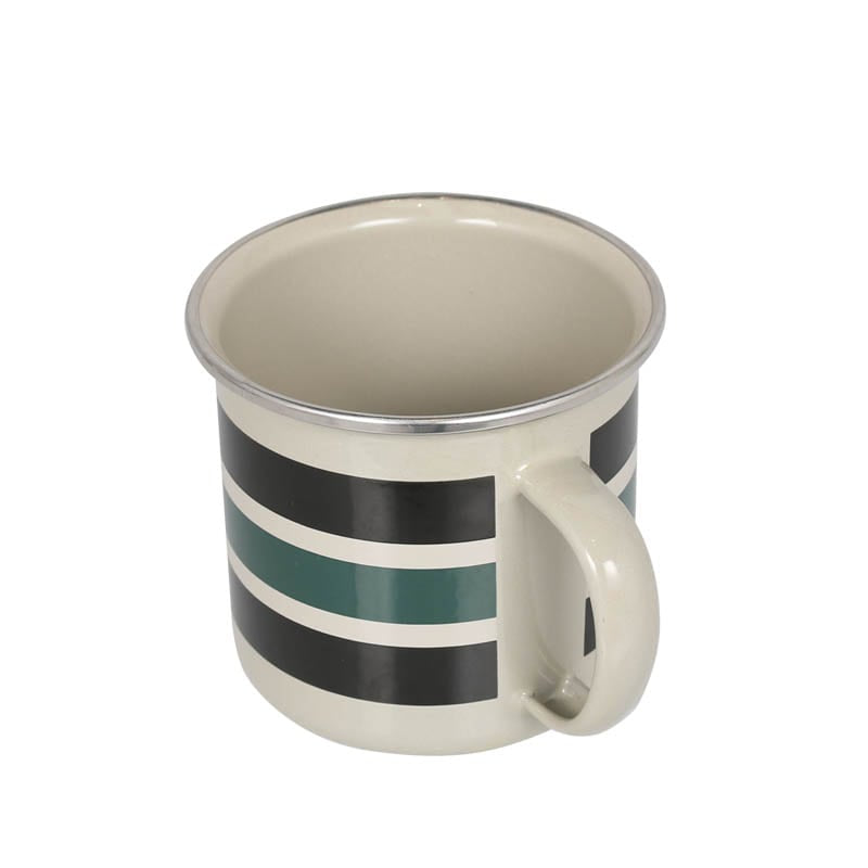 SS RIM ENAMELED MUG / ステンレス リム エナメル マグ