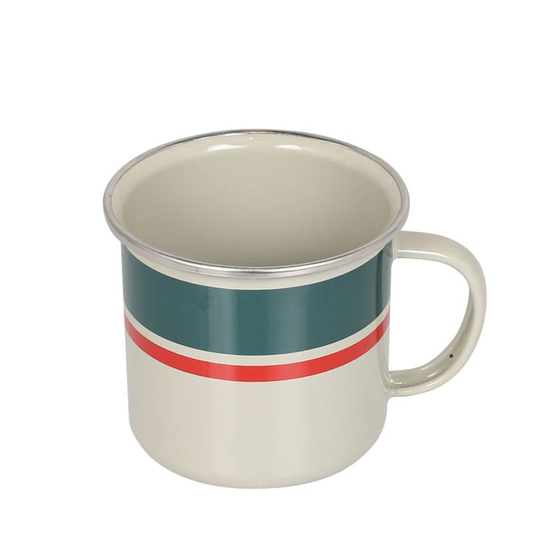 SS RIM ENAMELED MUG / ステンレス リム エナメル マグ