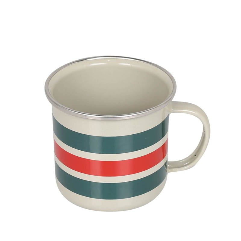 SS RIM ENAMELED MUG / ステンレス リム エナメル マグ