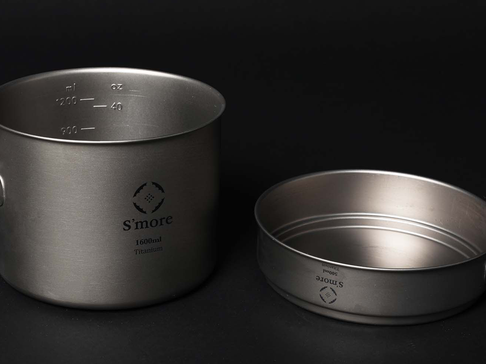 【 Titanium Cook Set 】 チタンクッカー2点セット