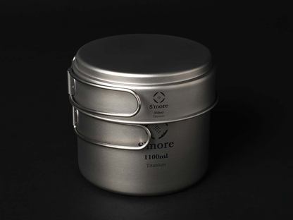 【 Titanium Cook Set 】 チタンクッカー2点セット
