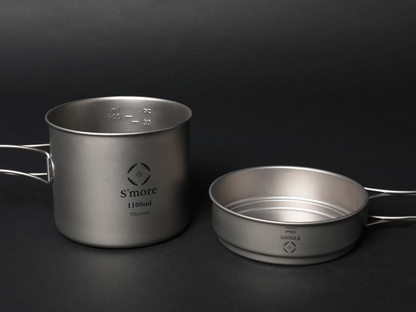 【 Titanium Cook Set 】 チタンクッカー2点セット
