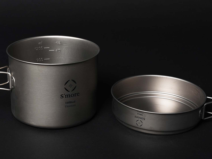 【 Titanium Cook Set 】 チタンクッカー2点セット