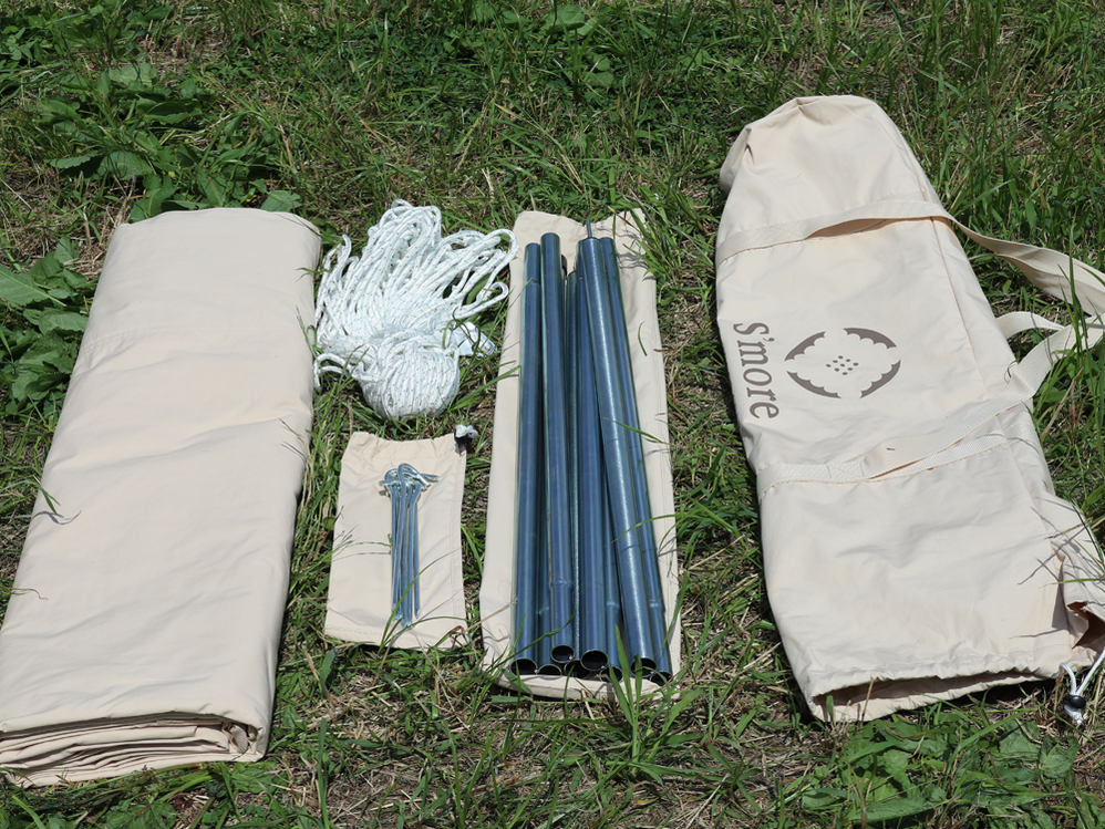 【 Tarppi square-400 】 ターピスクエア-400 ポリコットンタープ