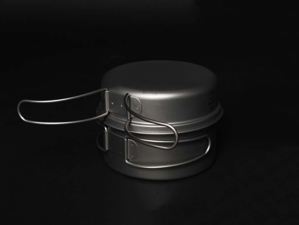 【 Titanium Cook Set 】 チタンクッカー2点セット