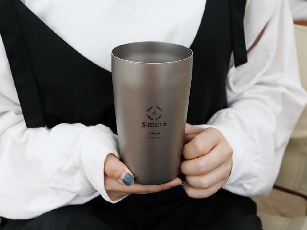 【 Titanium tumbler double ( ダブルウォール ) 】チタニウムタンブラーダブル チタンタンブラー
