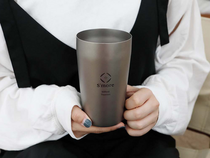 【 Titanium tumbler double ( ダブルウォール ) 】チタニウムタンブラーダブル チタンタンブラー