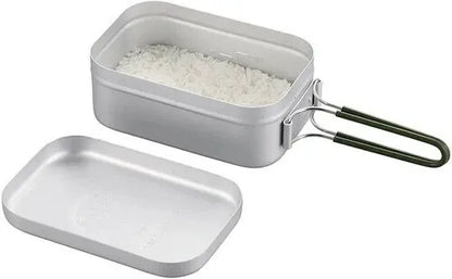 アルミ角型クッカー 1合 / Rect Aluminium Cooker