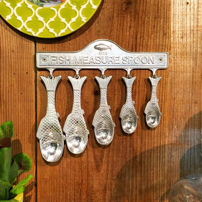 ALUMINUM FISH MEASURING SPOON SET / アルミニウム フィッシュ メジャーリング スプーン セット