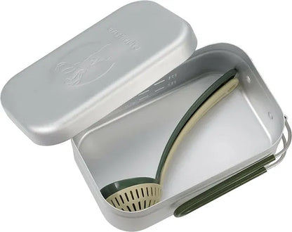 ミニ計量オ玉･ミニ穴アキオ玉セット（オリーブ×ベージュ） / Mini Scaler Ladle & Mini Perforated Ladle(Olive x Beige)