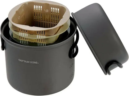 カサナル スクエアミニザル･計量カップセット / Stackable Square Mini Colander & Measuring Cup