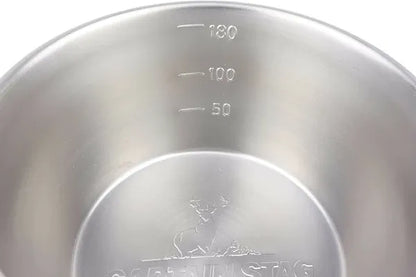 ステンレス シェラカップ 螺旋仕上 / Spiral Finished Stainless Sierra Cup