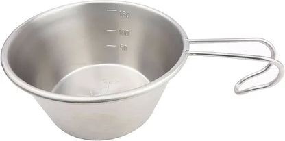 ステンレス シェラカップ 螺旋仕上 / Spiral Finished Stainless Sierra Cup