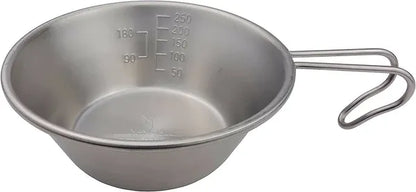 ステンレス シェラカップ 螺旋仕上 / Spiral Finished Stainless Sierra Cup