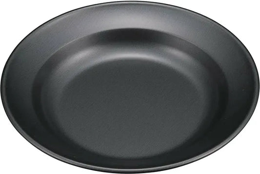 メタリックブラックコート 丸型カレー皿 / Metallic Blackcoat Round Curry Dish