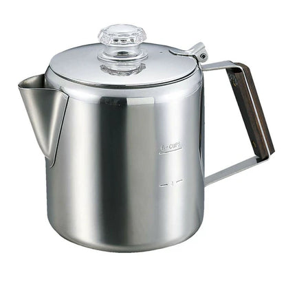18-8ステンレス製  パーコレーター6カップ / 18-8 Stainless Percolator 6cup