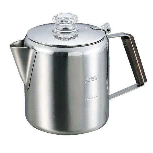 18-8ステンレス製  パーコレーター6カップ / 18-8 Stainless Percolator 6cup