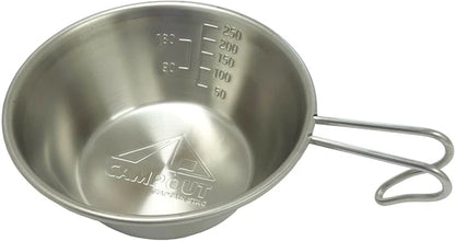 キャンプアウト　ステンレスシェラカップ320ml / CAMPOUT Stainless Sierra Cup320ml