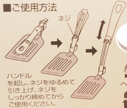 フッ素樹脂加工　折りたたみ式　ターナー　バーベキュー / Fluorine Resin Processing Foldable Turner for BBQ