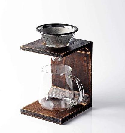 珈琲 ドリッパーセット 木製スタンドタイプ / Coffee Dripper Set Wooden Stand Type