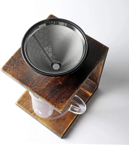 珈琲 ドリッパーセット 木製スタンドタイプ / Coffee Dripper Set Wooden Stand Type