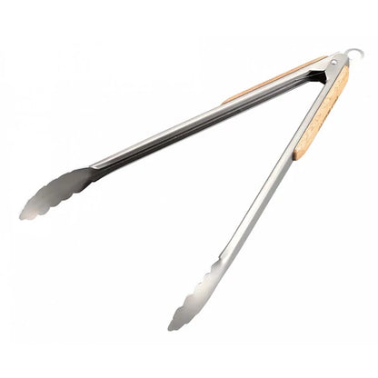 BBQ ウッドグリップトング35cm / BBQ Wood Grip Tongs35cm