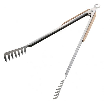 BBQ ウッドグリップパスタトング35cm / BBQ Wood Grip Pasta Tongs35cm