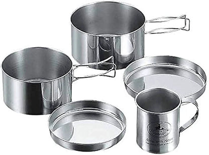キャンピング ステンレス 食器 マグカップセット / Camping Stainless Tableware Mugcup Set