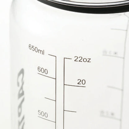 ウォーターボトル650（ライス目盛り付） / Water Bottle 650(Included Rice Scale)