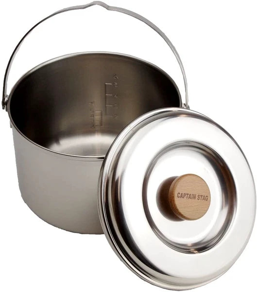 3層鋼 ごはん炊き クッカー 5合 / 3rd layer Stainless Rice Cooker 5gou