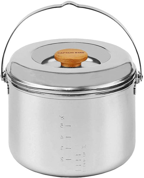 3層鋼 ごはん炊き クッカー 5合 / 3rd layer Stainless Rice Cooker 5gou