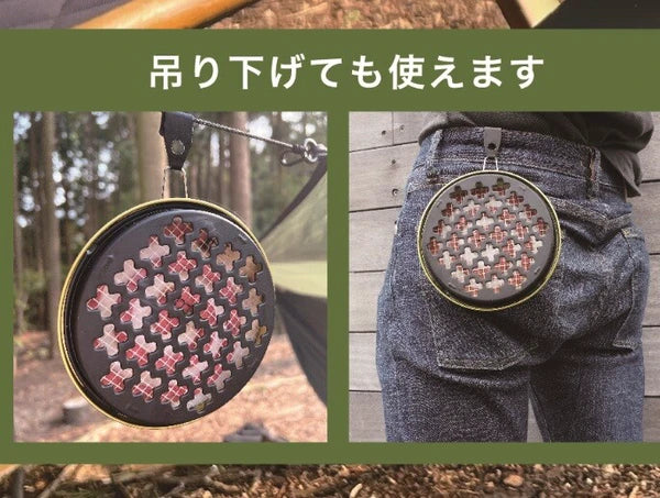 虫よけ香　線香ホルダー付き10巻入り / MUSHIYOKEKOU Mosquito Coil Holder