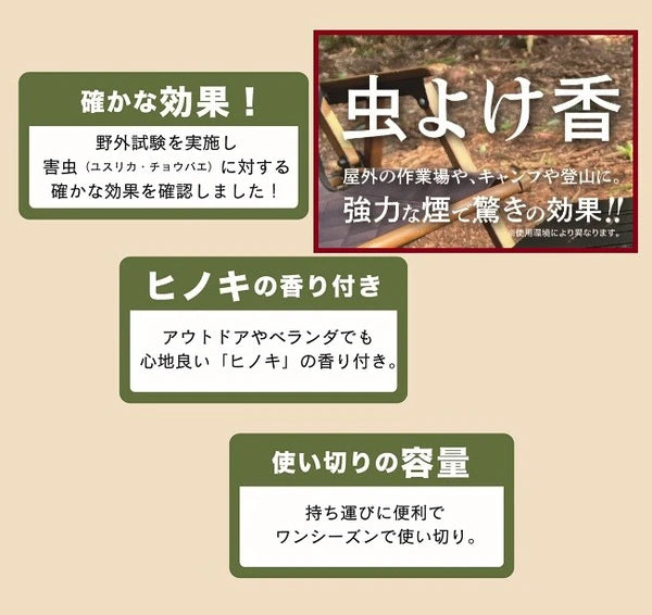 虫よけ香　詰め替え用 / MUSHIYOKEKOU Mosquito Coil